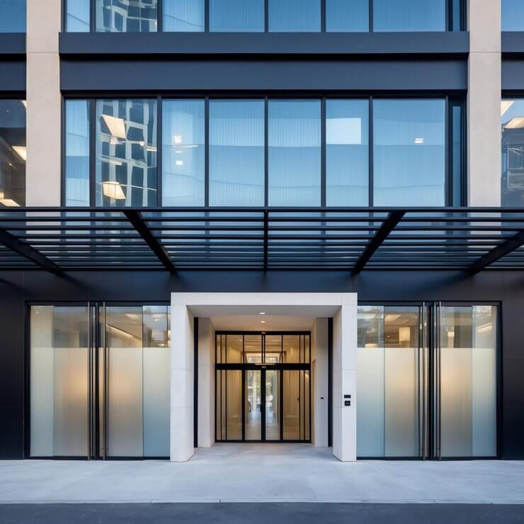 Floating Staircase with Tempered Glass